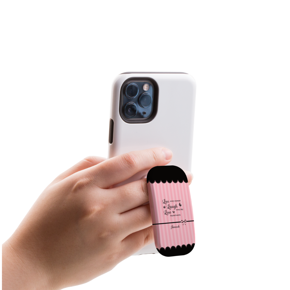 Pink Moments Clickit Phone Grip and Stand