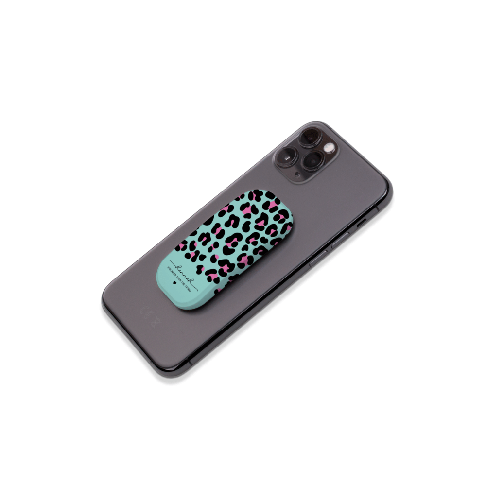 Lush Leopard Clickit Phone Grip and Stand