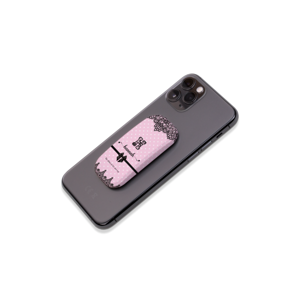 Blush Noir Clickit Phone Grip and Stand