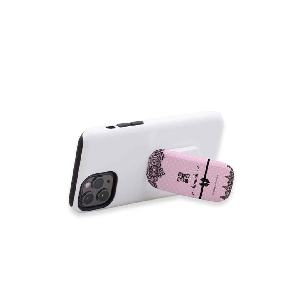 Blush Noir Clickit Phone Grip and Stand