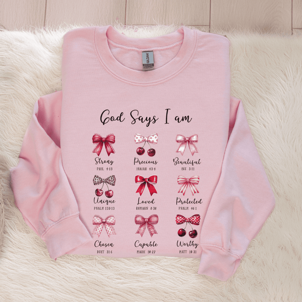 God Says I am Coquette Sweatshirt