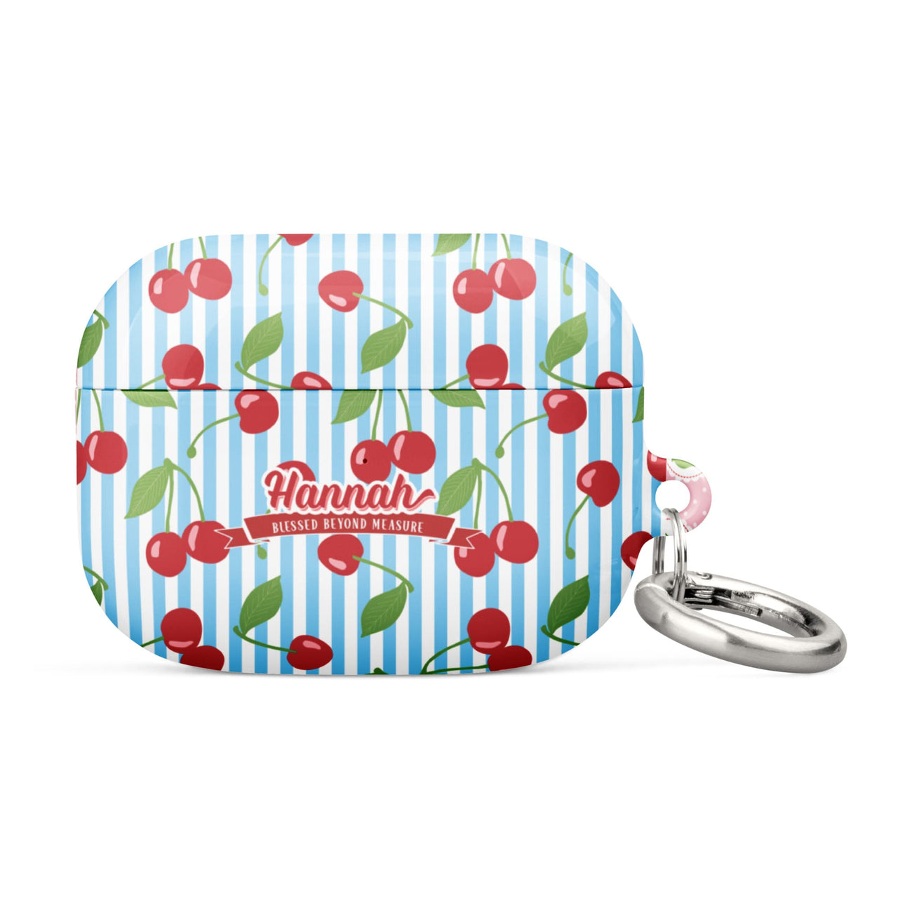 Classic Cherry Stripes - AirPod Case