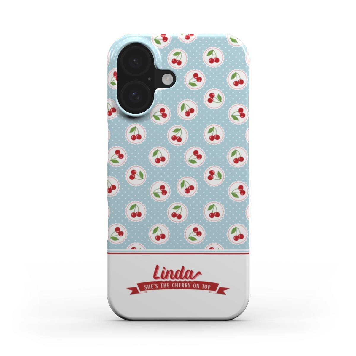 Blue Cherry Shake - Snap Phone Case