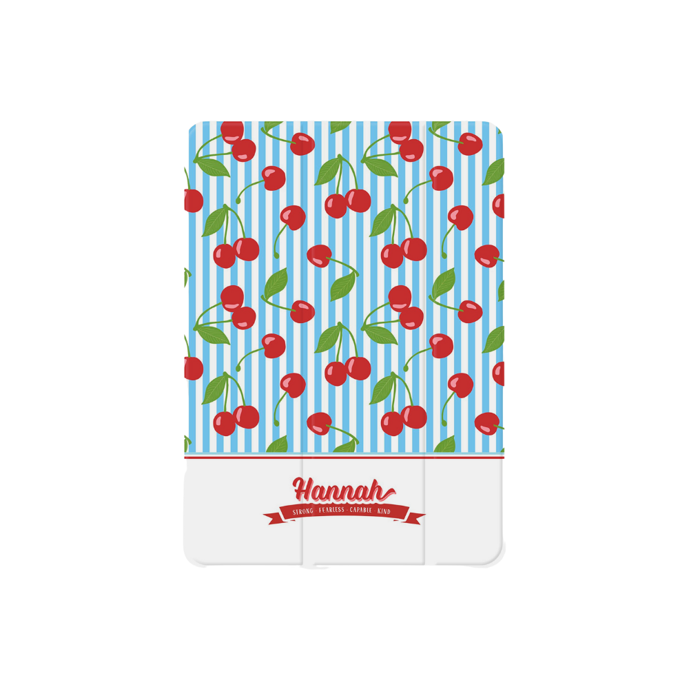 Classic Cherry Stripes - iPad Smart Case