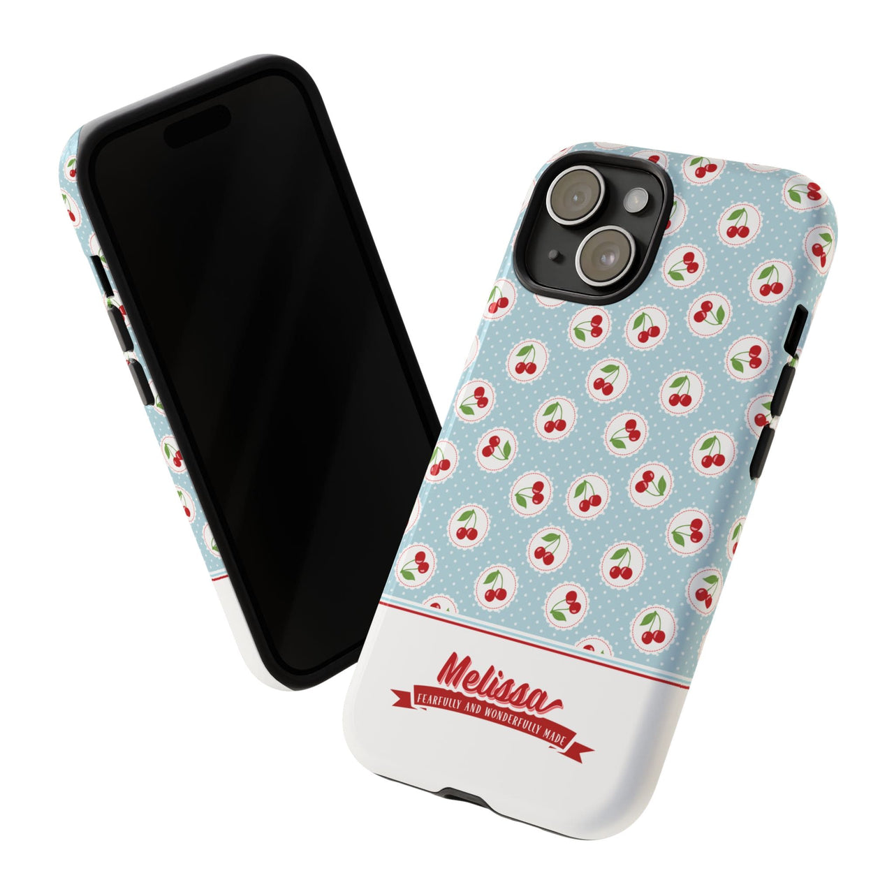 Blue Cherry Shake - Tough Phone Case