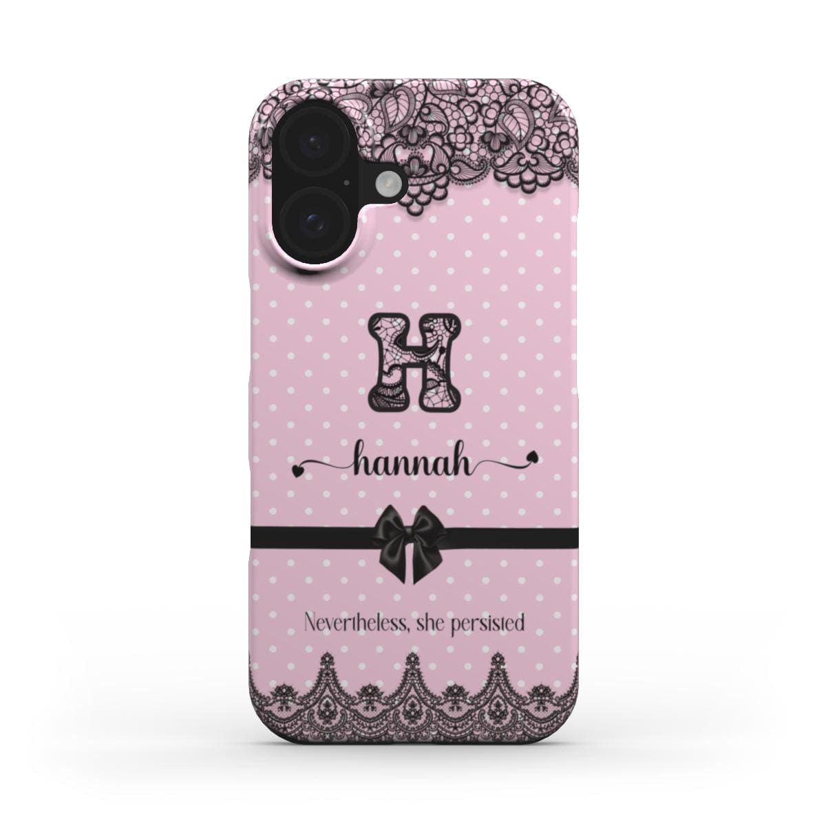 Blush Noir - Snap Phone Case