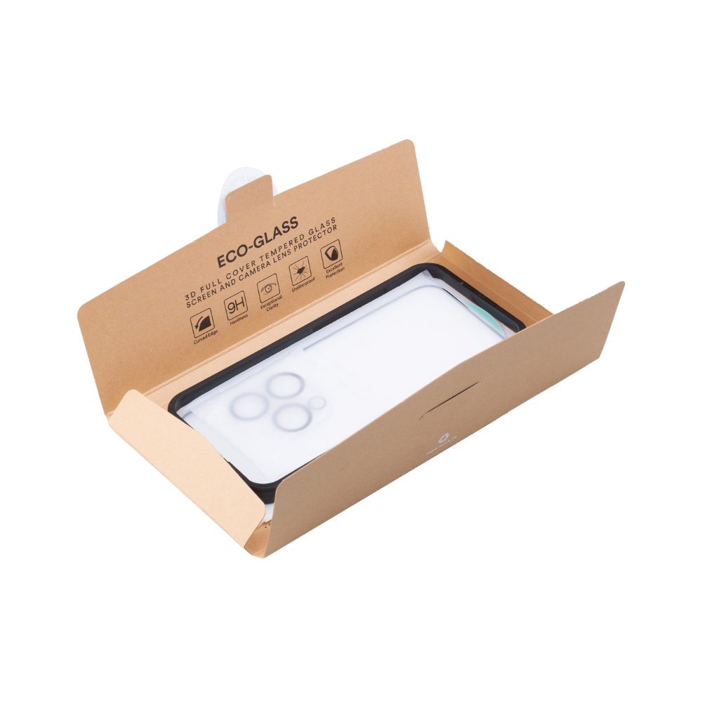 Screen and Camera Lens Eco-Glass Protection Kit