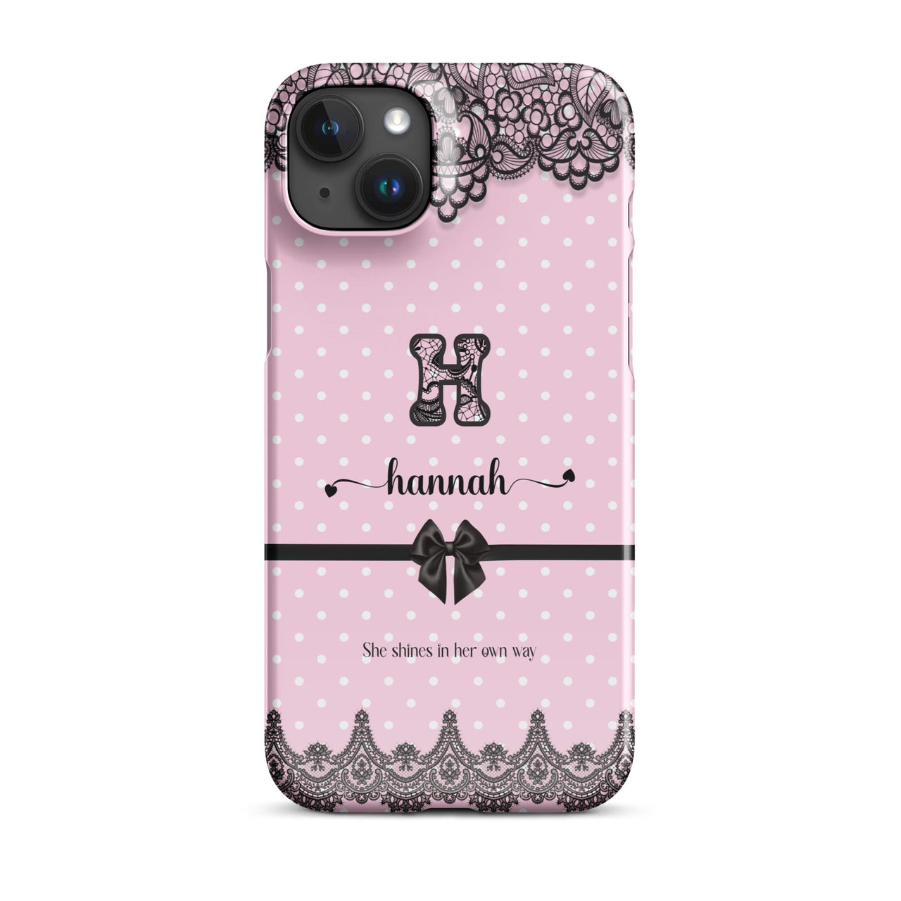 Blush Noir - Snap Phone Case