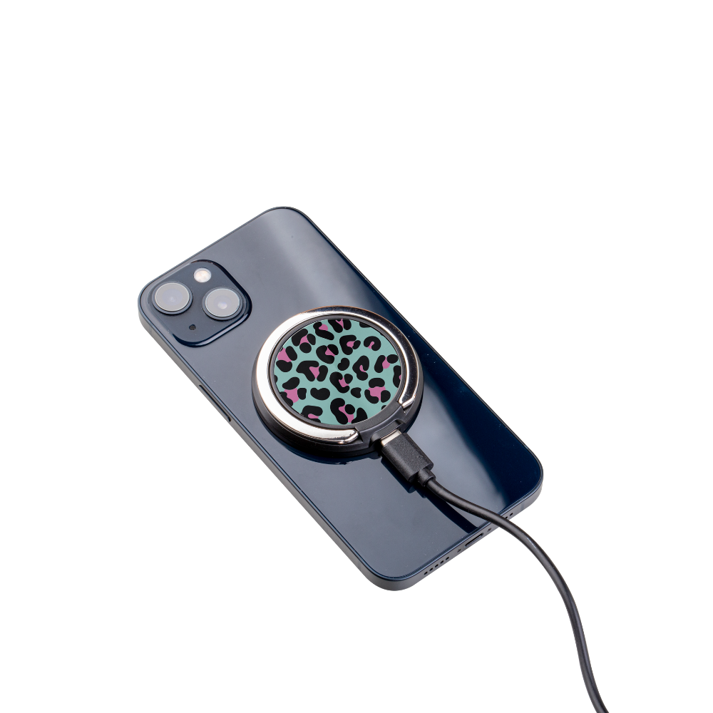 Wireless Induction Charger - Lush Leopard