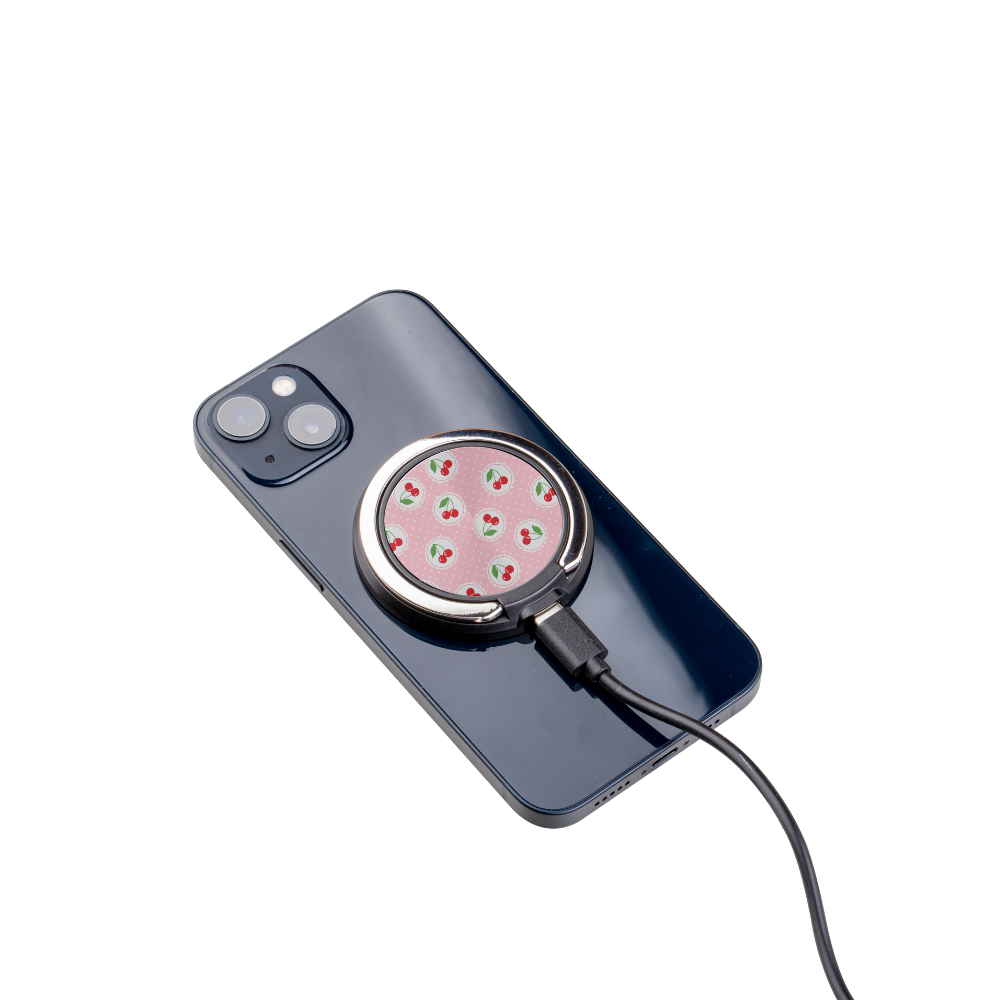 Wireless Induction Charger - Pink Cherry Shake