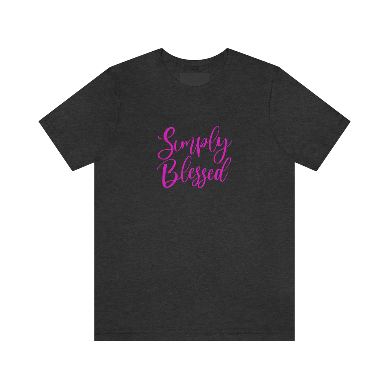 Simply Blessed Unisex Jersey Short Sleeve Tee