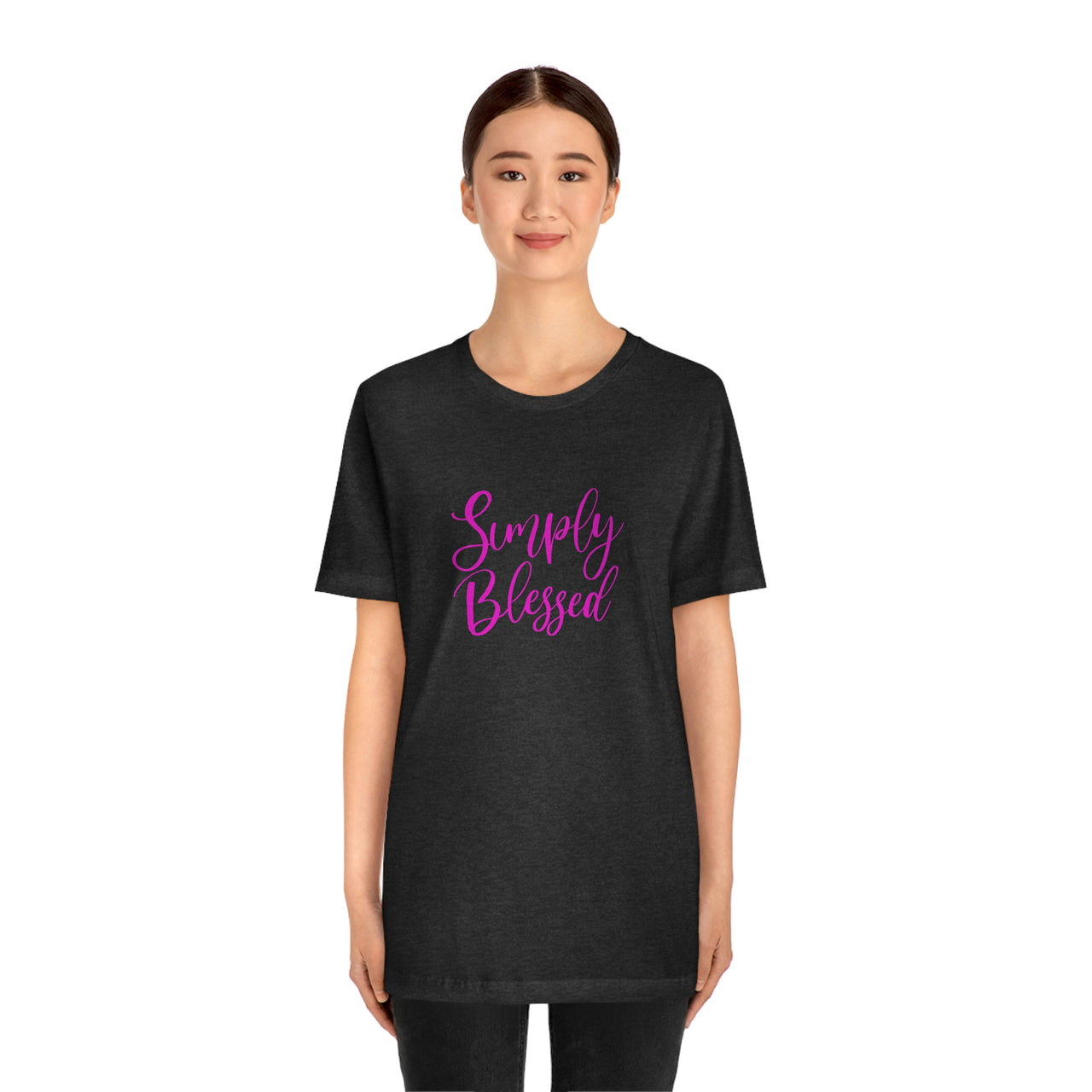 Simply Blessed Unisex Jersey Short Sleeve Tee